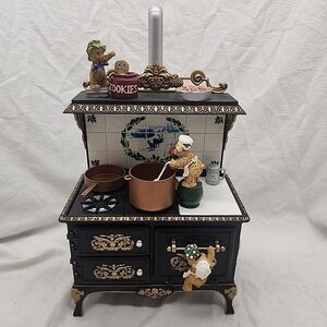 Display Mr Christmas 2003 Cooking For Christmas Animated Scented Stove 50 Songs